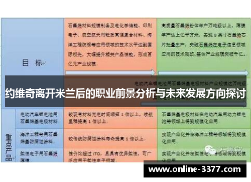 约维奇离开米兰后的职业前景分析与未来发展方向探讨